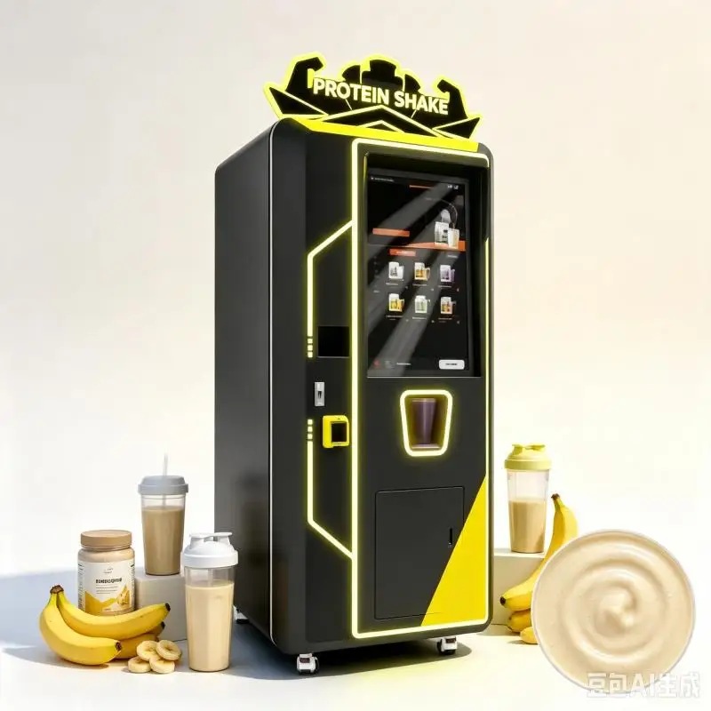 Protein Shake Vending Machine Customized Automatic Powder Mixer Beverage Dispenser High Efficiency Gym Nutrition Equipment