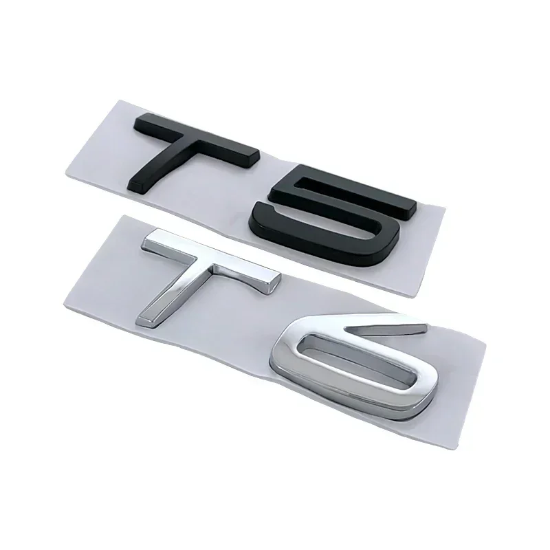 Insignia de Metal 3D para portón trasero de Volvo, emblema adhesivo para modelos T5, T6, AWD, XC60, XC90, S60, S80, S60L, V40 y V60