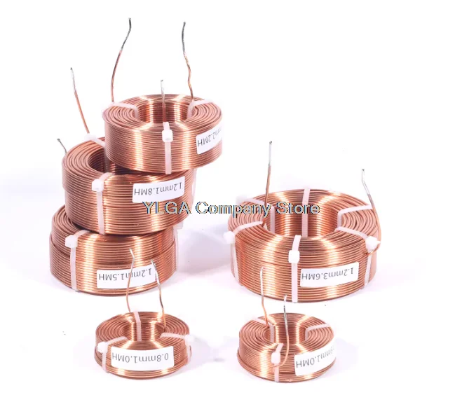1.5mm   Frequency Divider Inductance Coil Customized Audio Speaker Accessories Copper Coil 4N Pure Copper    1pcs