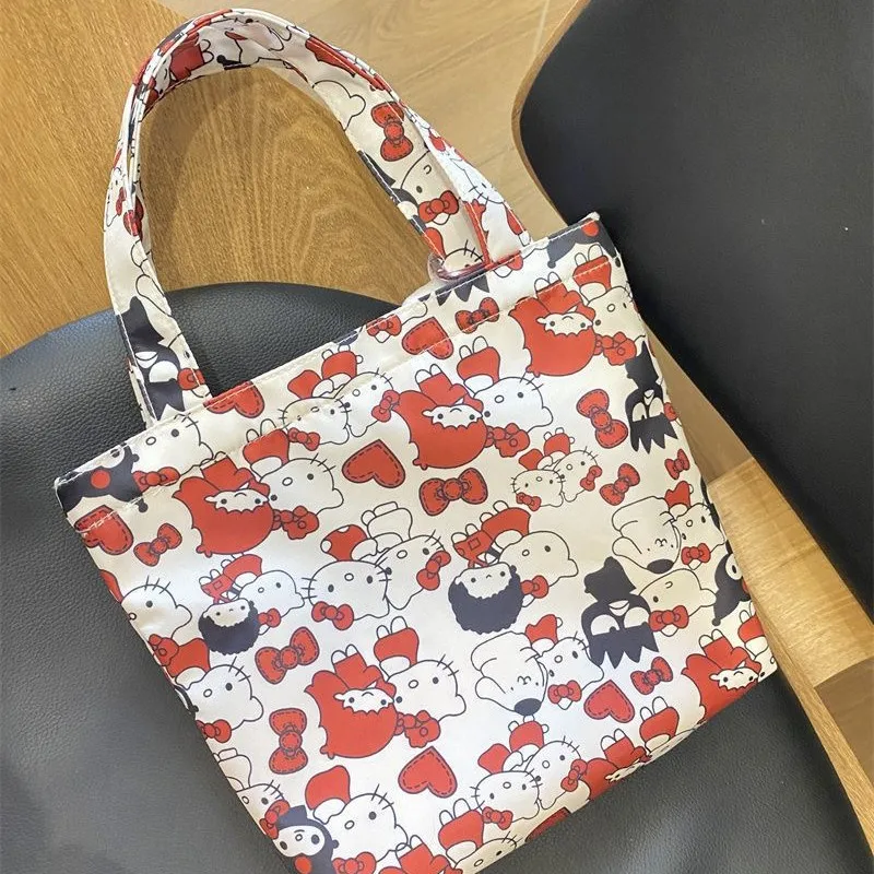

Kawaii Hello Kitty Bag Cute Cartoon Anime Home Women Decorative Items Storage Desktop Ornaments Student Girls Gift Wholesale
