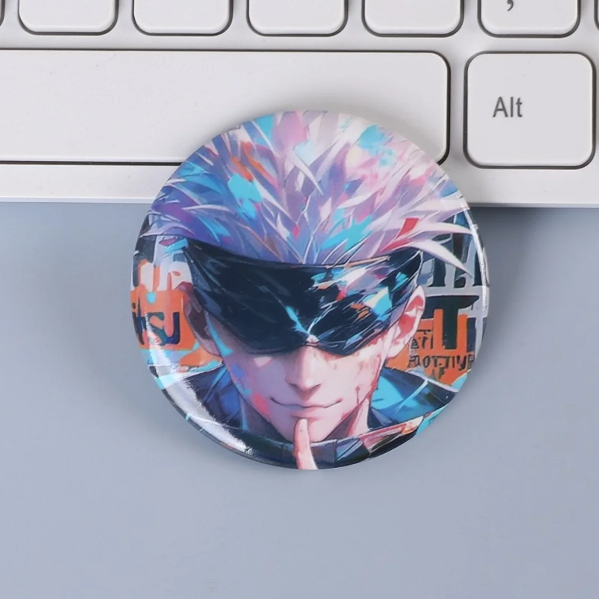 

Cosplay Badge For JJK Gojo Satoru Lightning Jujutsu Anime Theme Badge for Fans Collection Gift Brooch Game Peripheral Pin