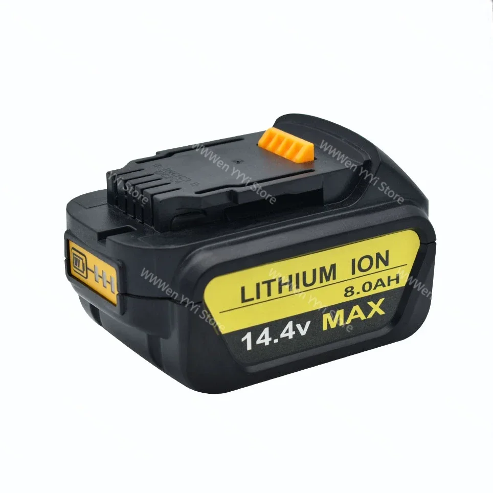 DCB141 14.4V do elektronarzędzi Dewalt 8.0Ah akumulator DCB142 DCD735L2 DCF835C2 DCF835L2 DCL030 DCB140 akumulator litowo-jonowy