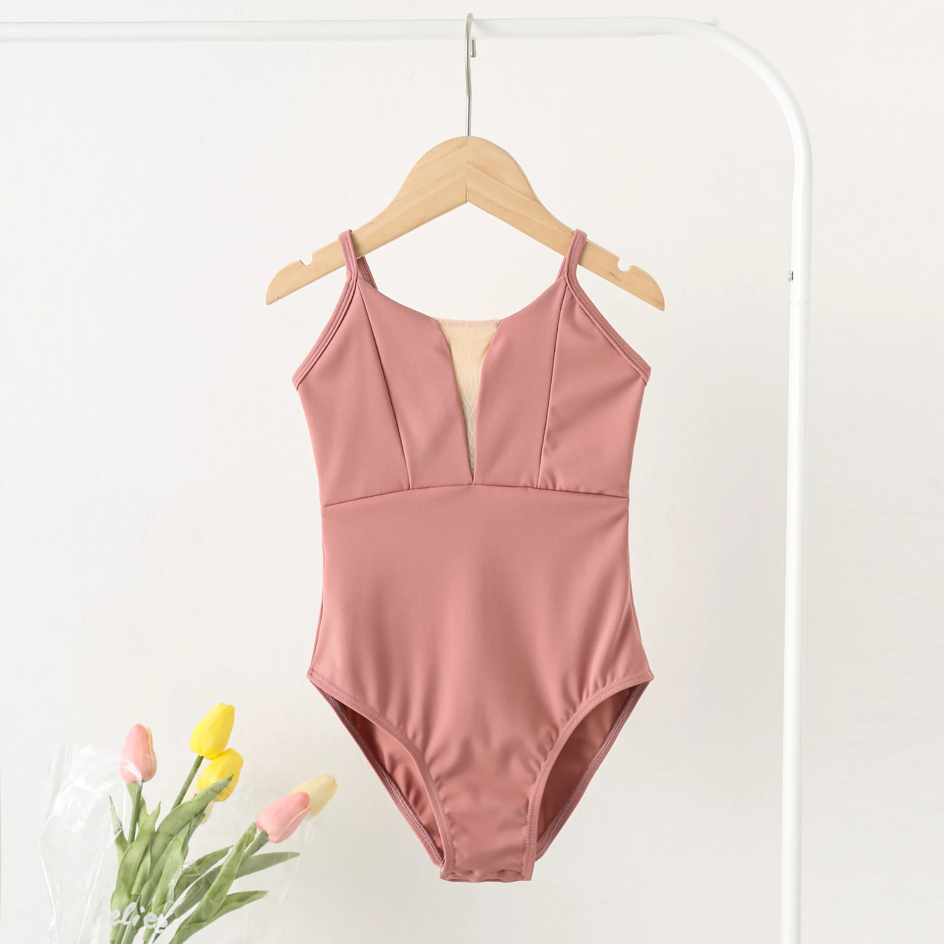 New Girls Ballet Dance Suit Children's Gymnastics Suit High Quality Dance Jumpsuit Girls Summer Swimsuit