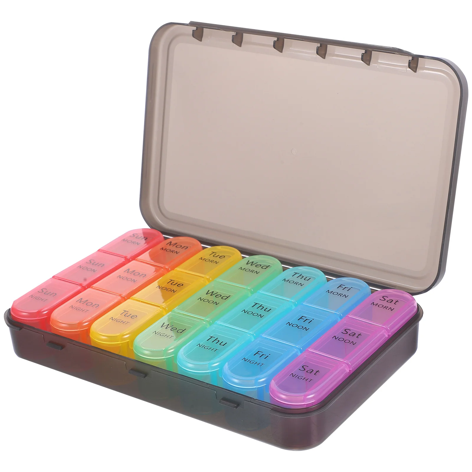 

Big Pill Organizer Large Medicine Box with Capacity Carry Case Travel