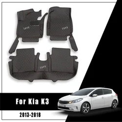 Trunk Carpets Custom Auto Interior Accessories Car Floor Mat For Kia K3 2013 2014 2015 2016 2017 2018 Cerato Waterproof Rugs