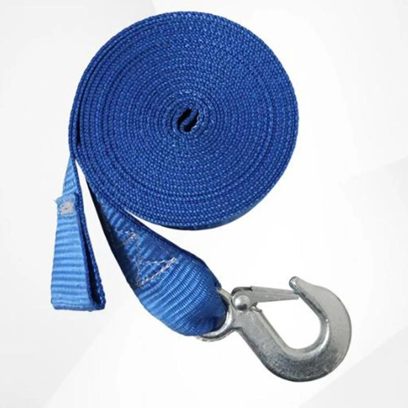 

R9CC Trailer Accessories Trailer Winch Strap 19.7/26.2/32.8ft for Towing Vehicles Boat and Jet Ski Winch Strap Boat with Hook