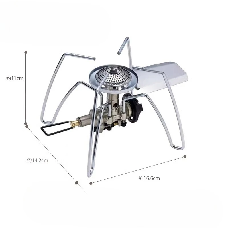 

Mini Black Spider Stove, Outdoor Camping Mountaineering Portable Gas Stove