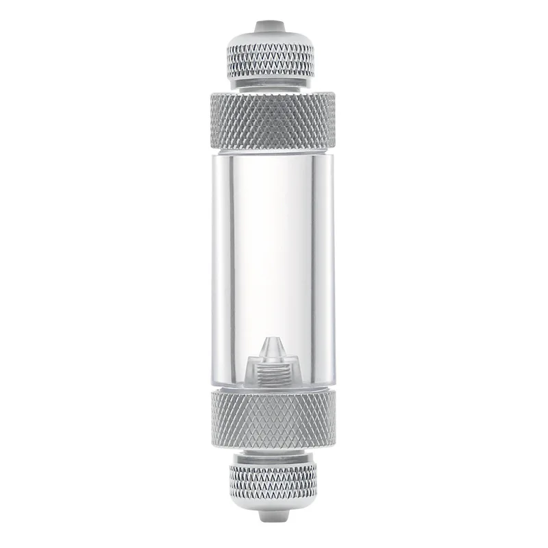 AQUAPRO CO2 Flow Meter & Anti-Backflow Valve - Metal Bubble Counter with Integrated Check Valve for Safe Aquarium CO2 Setup