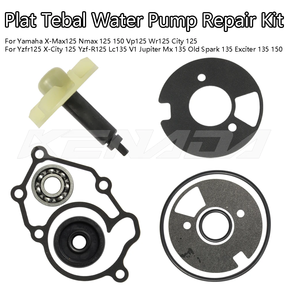 

Pump Repair Kit LC135 V1 Y15ZR NMAX125/150 YZFR125/15 XMAX/YP/Majesty/VP/WR/XCity/Skycruiser/Cityliner 125/125R JupiterMx Vixion