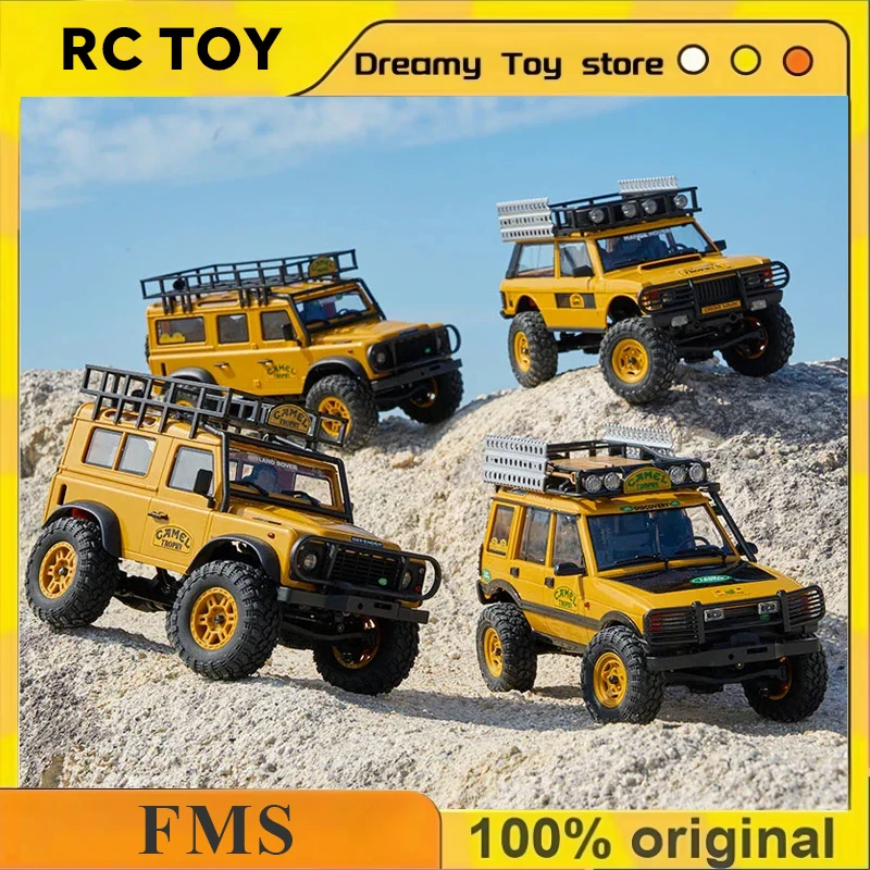 

FMS FCX24M 1/24 Scale Simulation RC Crawler Camel Trophy Off Road Rock Climbing Vehicle RTR Electric For RC Hobbyists Children