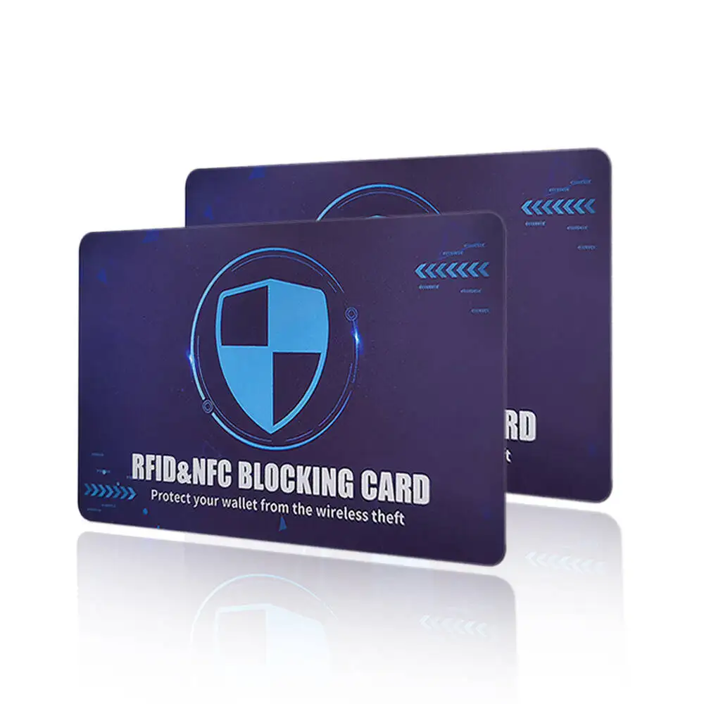 5PCS Smart Anti-theft card RFID Blocking Cards Contactless NFC Debit Credit Card Passport Protector Blocker Set