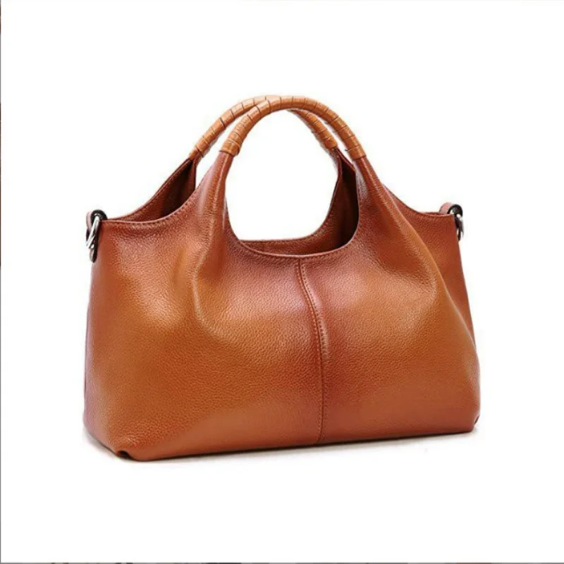 

Fashionable Large Capacity PU Leather Ladies Handbag Shoulder Bag Soft Tote Bag for Commuting Women