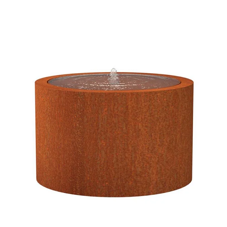 Classical Garden Stainless Steel, Corten Steel Water Fountain For Decor