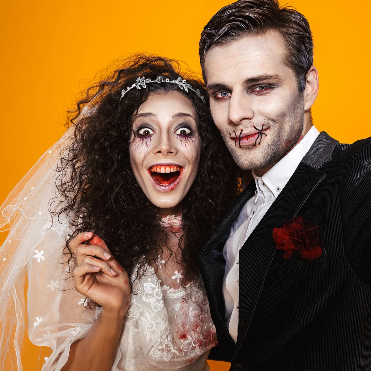 طوق الشعر بتصميم أوراق شجر ريترو يترك طوق الشعر أغطية الرأس الأنيقة للنساء لتزيين حفلات الزفاف والحفلات الراقصة #1