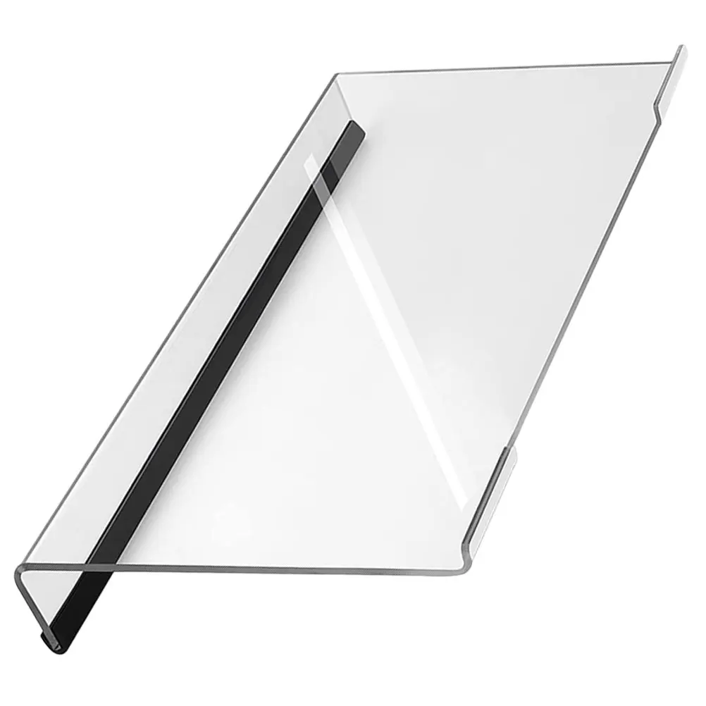 

Acrylic Keyboard Stand Transparent Black Strip Nonskid Tilted Tray Holder Computer Riser Desk OrganizingAccessory