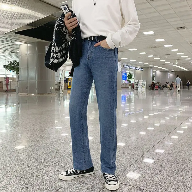 

2023 New Men's Stretch Skinny Jeans Fashion Casual Cotton Denim Slim Fit Pants Male Korean Trouser Streetwear Brand Clothing H25