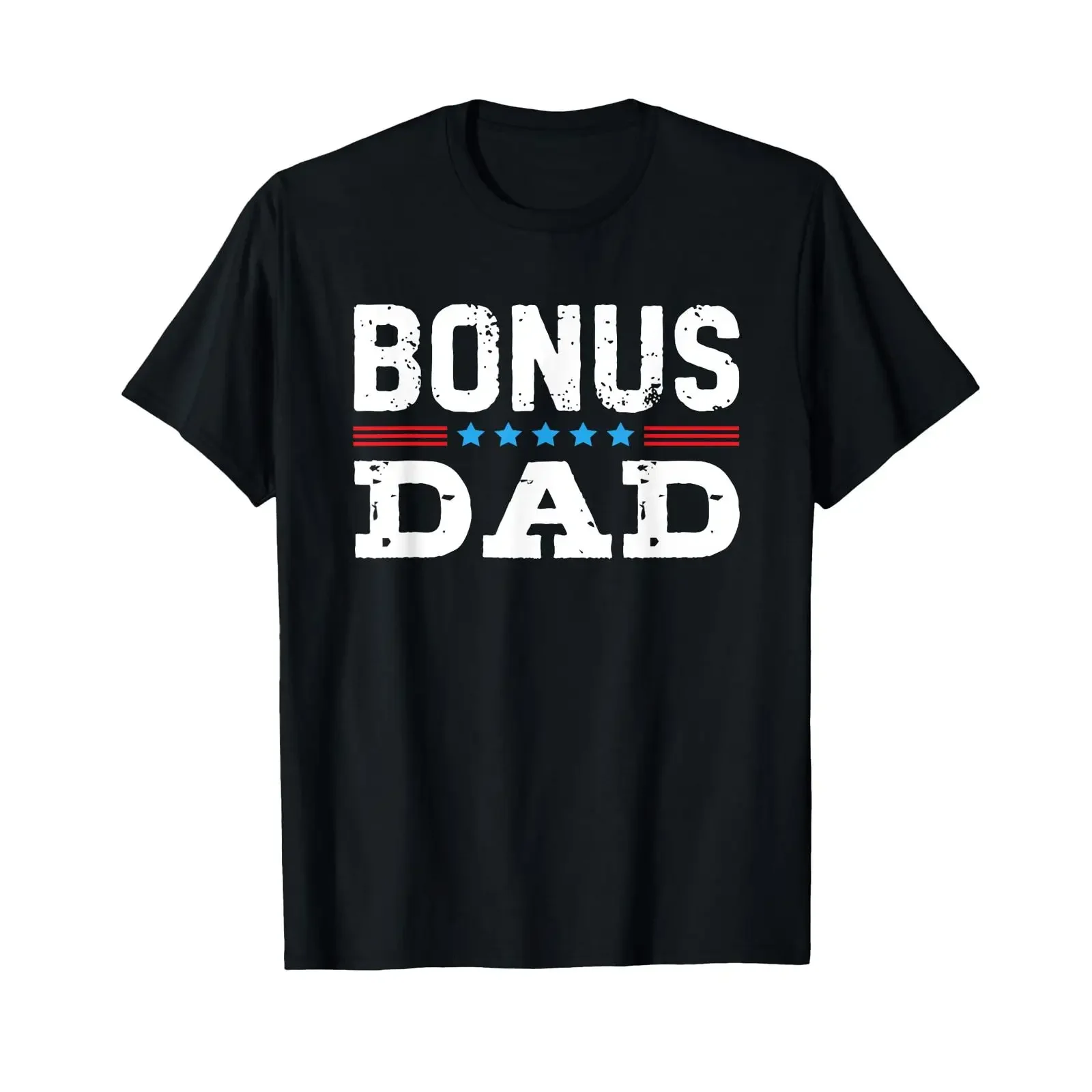 Bonus Dad T Shirt vintage Washed graphic Versatile Unisex designer clothes Stretched fashion Soft Breathable streetwear Casual