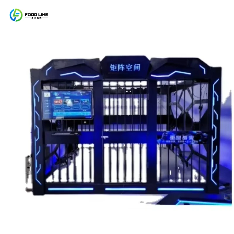 FL VR Shooting Game Machine Anti Nausea Comfort Lens Headset Alloy for Amusement Park Indoor Hall