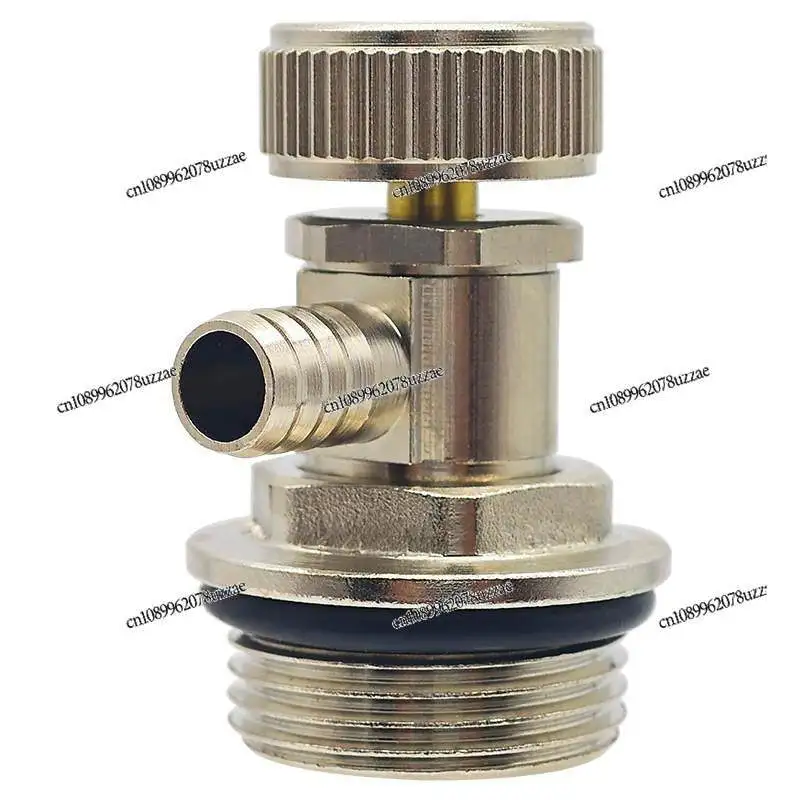 

6-точечный радиатор, латунный выпускной клапан, водоотделитель, дренажный клапан, заглушка для теплого пола 4 минуты 1 дюйм