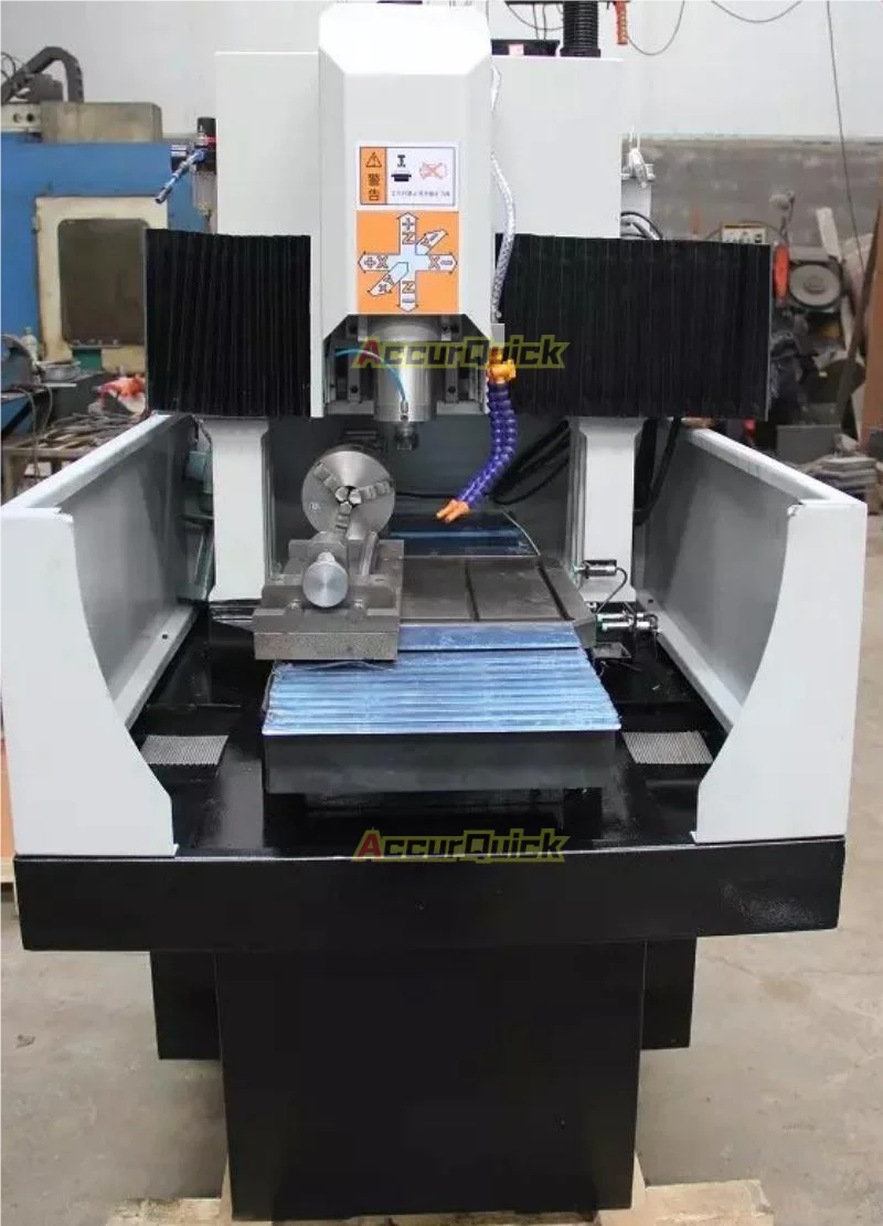 4 Axis Metal CNC Router AccurQuick 4050 CNC Engraving for Mould Mold Engraving 3D Milling Machine