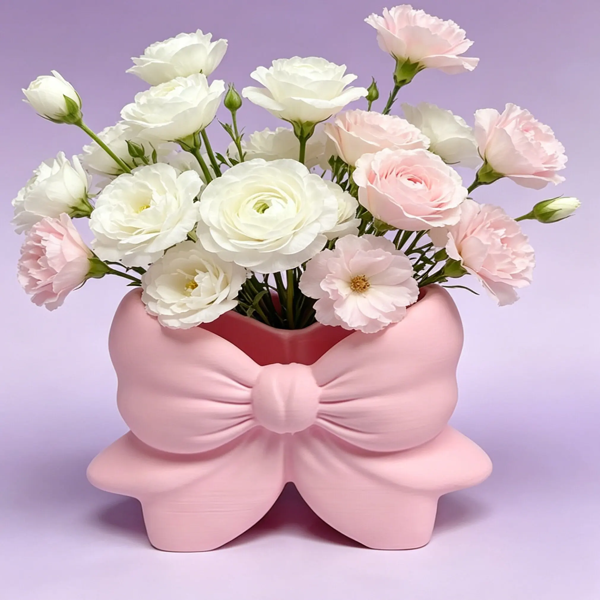 Butterfly Knot Vase Creative Desktop Interior Decoration European Dry Flowers Ornament High Beauty Companion Gift