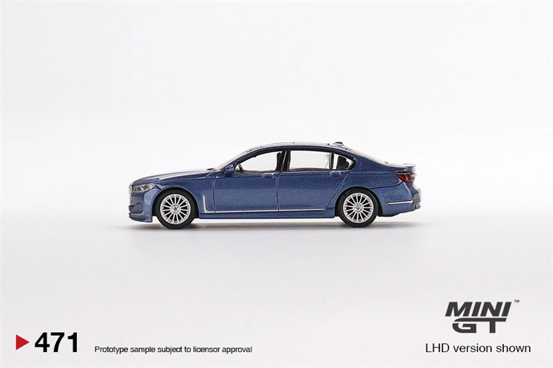 MINI GT 1:64 Alpina B7 xDrive Alpina Blue Metallic Diecast Model Car