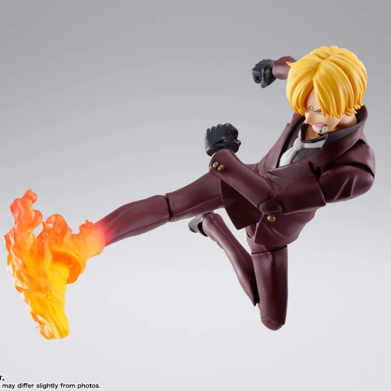 

One Piece Anime Action Figure Original Bandai S.h.figuarts Sanji Raid On Onigashima Toy 15cm Pvc Model Collectible Kid Gift