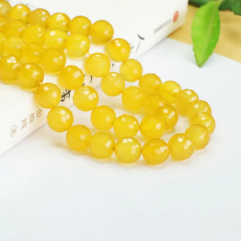 

Chalcedony agate sliced long chain beads work in progress DIY jewelry accessories