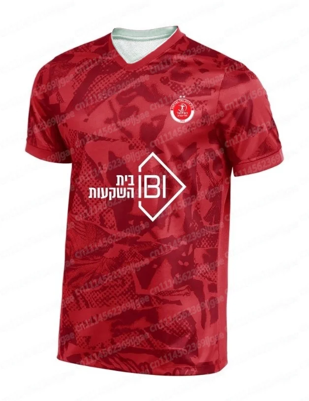 Das 2026 Hapoel Tel Aviv FC Fashion Jersey ist ein einzigartiges T-Shirt, das speziell für Familien echter Fußballfans entworfen wurde. – Detail 5