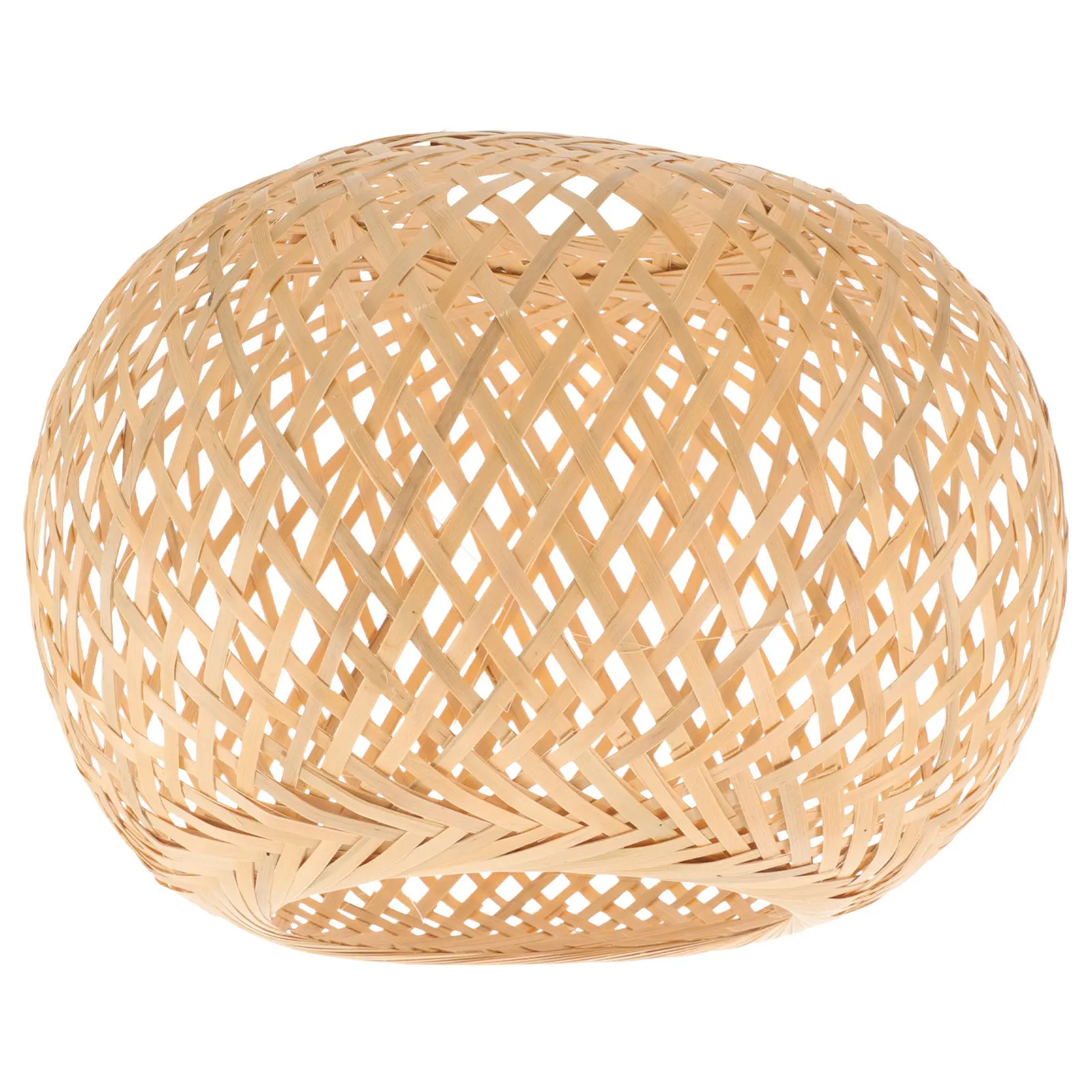 

Плетеный бамбуковый абажур для подвесного светильника в деревенском стиле, декоративный чехол для лампы для дома, офиса, спальни