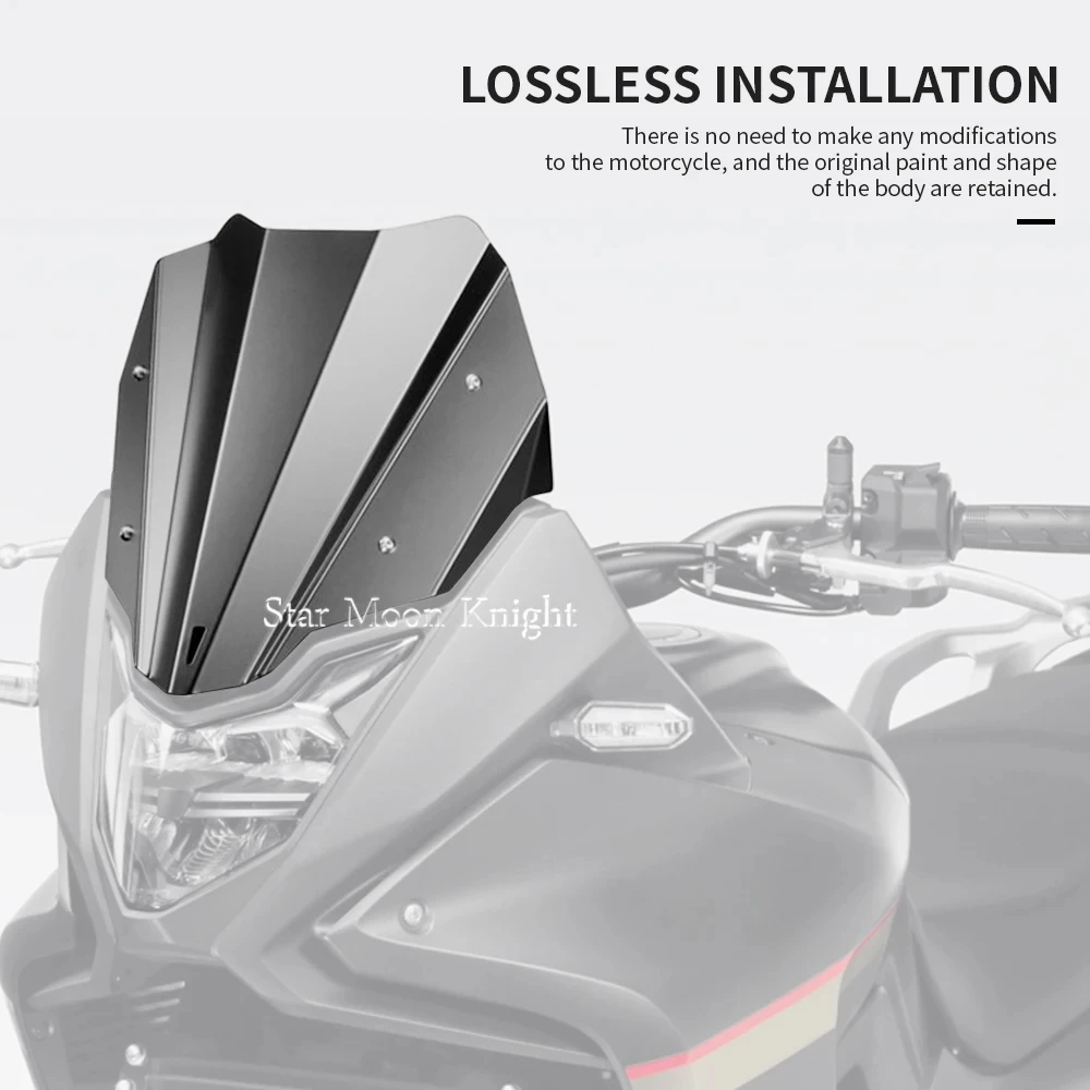 혼다 XL 750 TRANSALP XL750 2023-오토바이 스포츠 윈드 스크린 CNC 윈드 실드 디플렉터 윈드 가드
