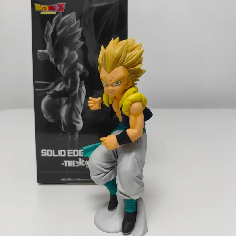 Original Bandai BANPRESTO DRAGON BALL Z SEW Super Saiyan Gotenks Anime Hand Puppet Action Figure Model Toy Gift TabletopOrnament