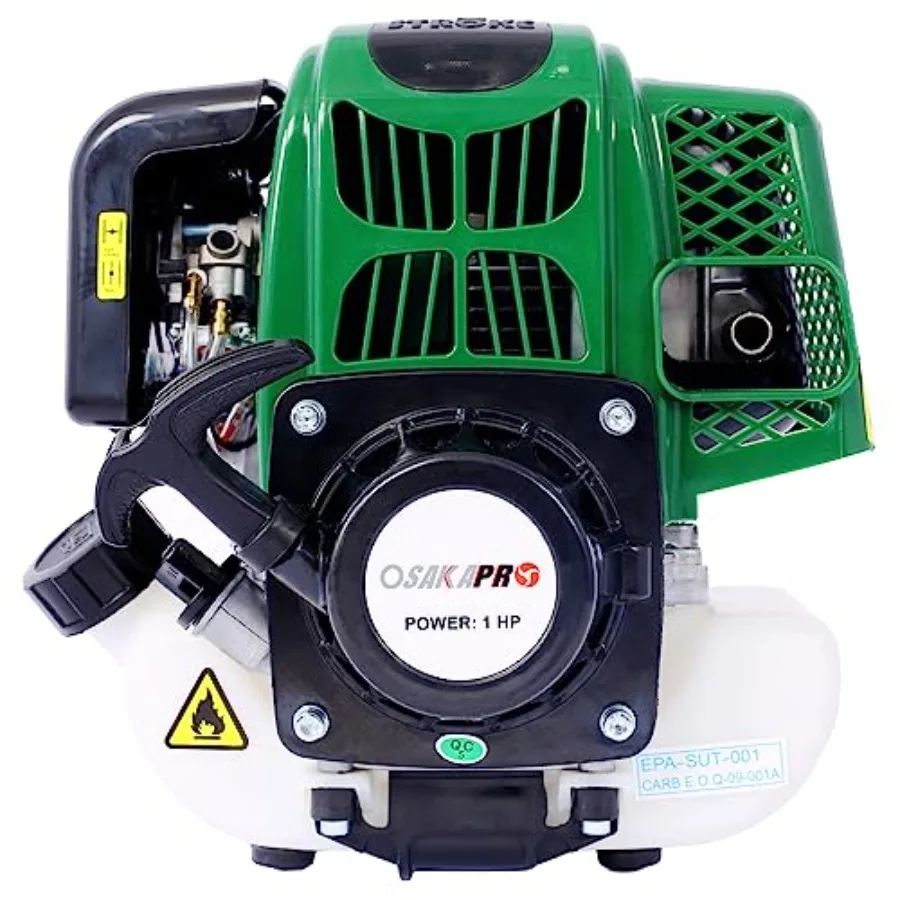 ماكينة تشذيب التحوط 4 في 1 متعددة الوظائف مع محرك ثنائي الدورة 31CC للعناية بالعشب تتضمن ماكينة تشذيب العشب ومنشار عمود الغاز وقطع الفرشاة #2