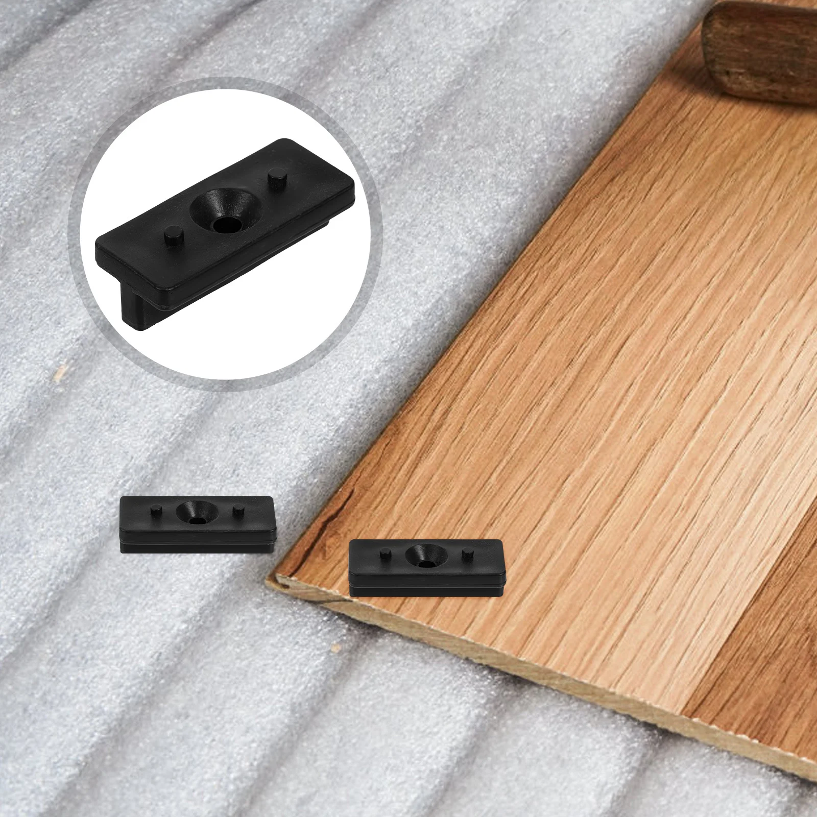 

100pcs Floor Fastening Clips Plastic Decking Fasteners Narrow Gap Hidden Fixing System For Composite Deck Boards Tool