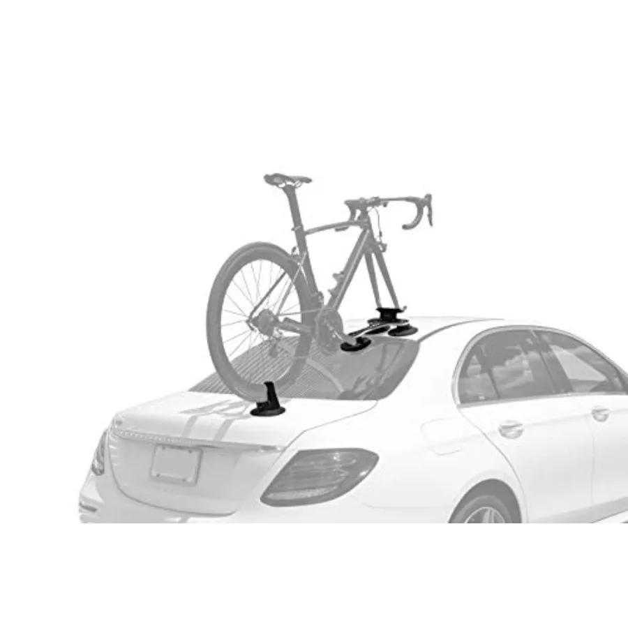 Talon Single Bike Rack for Cars USA Made Steel Rack in Black No Hitch Mount, 100 Safe, Zero Damage, Travel-Friendly Carrier for