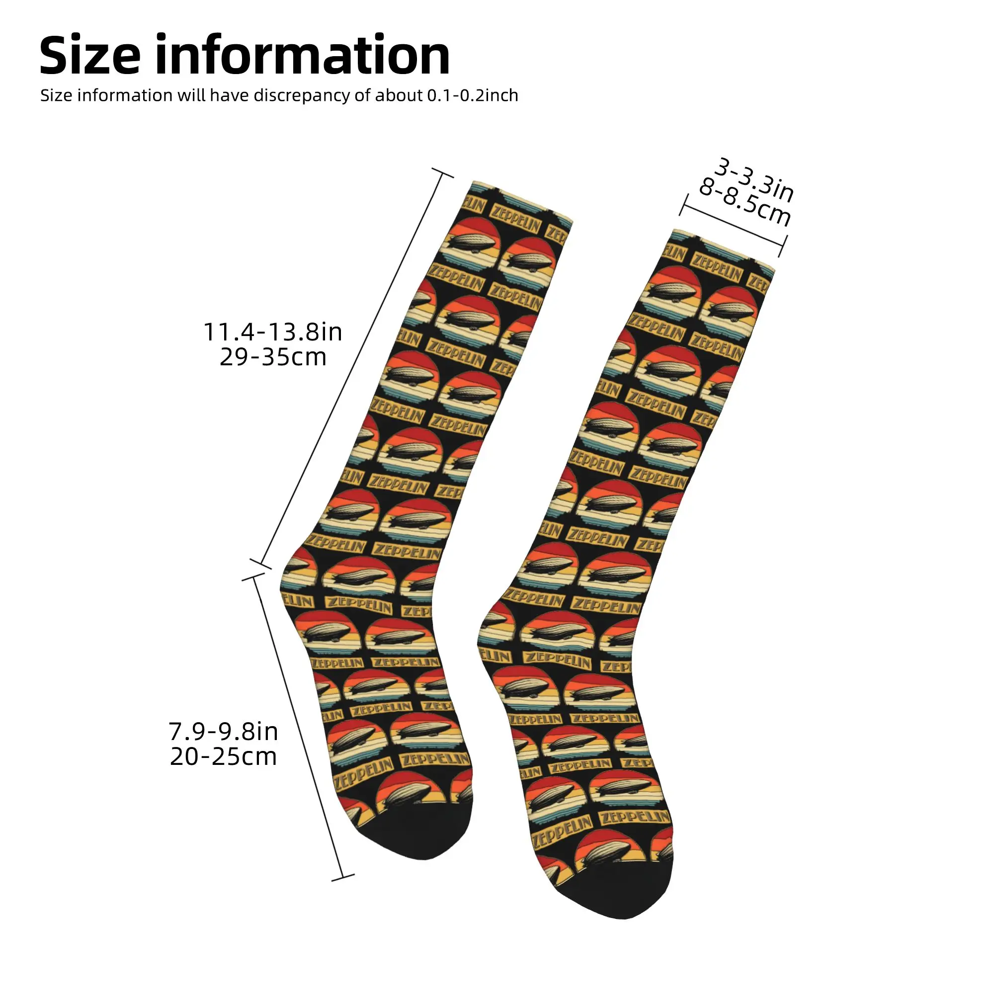 Alle Jahreszeiten Crew Strümpfe Led Zeppelin Socken Harajuku Lustige Hip Hop Lange Socken Zubehör für Männer Frauen Geburtstagsgeschenk