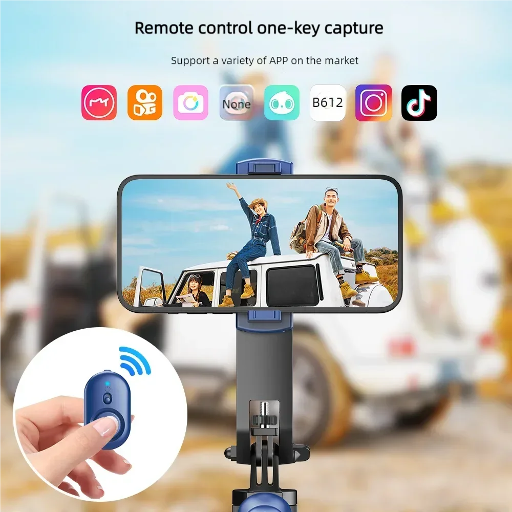 XIaomi Youpin Cell Phone Selfie Stick Tripod Bluetooth Remote Wireless Selfi Stick Phone Holder With Beauty Fill Light For Phone