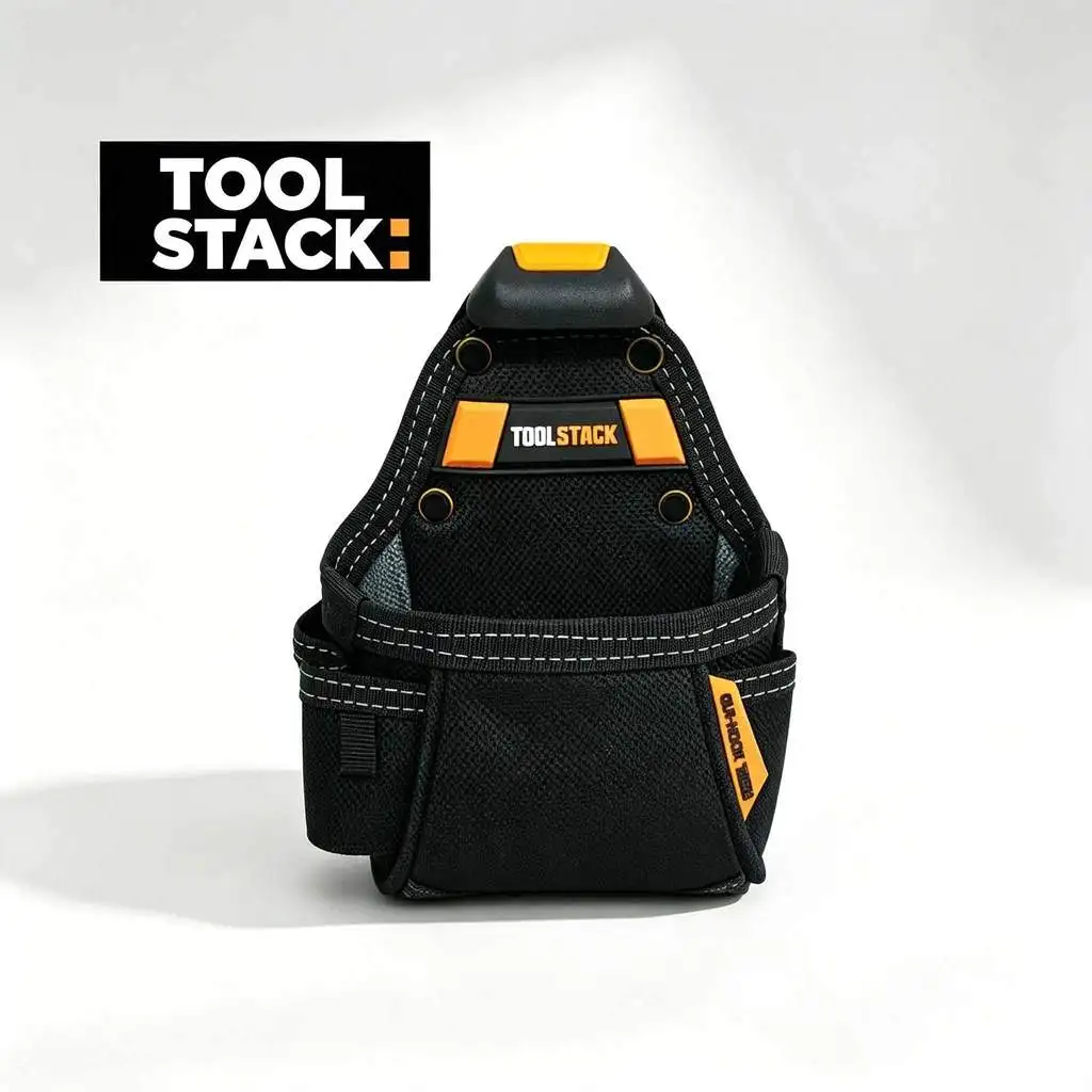 TOOLSTACK Mini Utility Toolkit Hammer & Screwdriver Waist Pouch Quick-Hook Service Kit Quality Hardwear Tools Bag