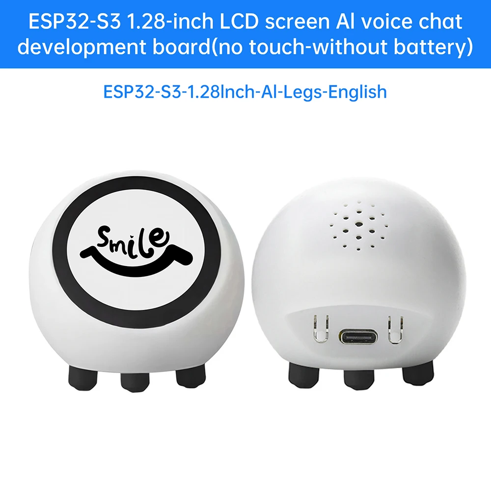 DeepSeek AI Sprachchat-Roboter ESP32 Touchscreen 1,28 Zoll N16R8 ESP32 S3 Display ESPHome Assistant WLAN-Wetteruhr für XiaoZhi