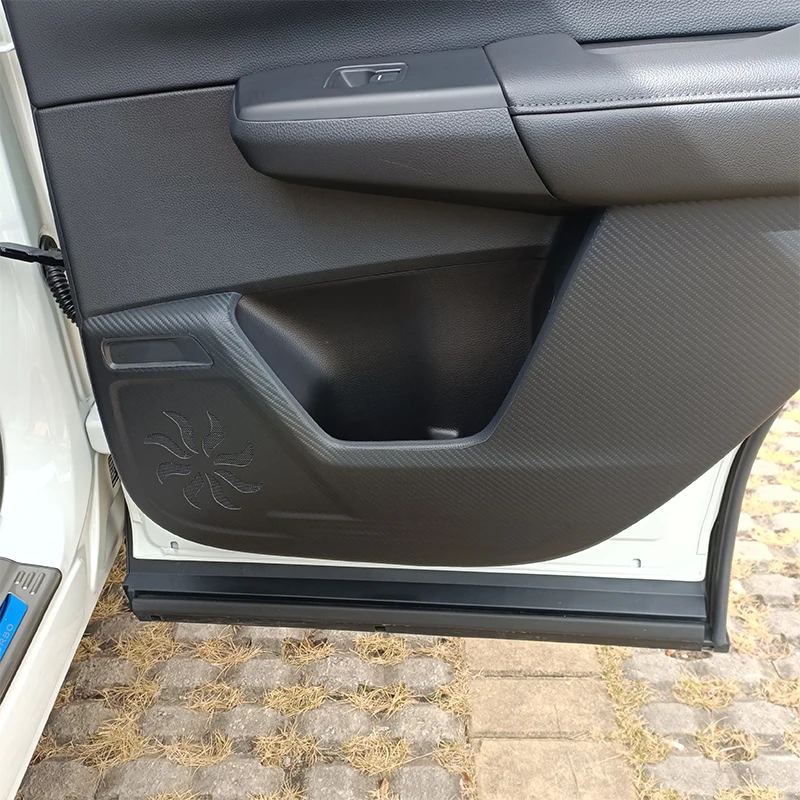 

For Honda CRV CR-V 2023-2025 2026 PU Leather Car Door Anti Kick Pad Protection Stickers Cover Protector Trim Film Accessories