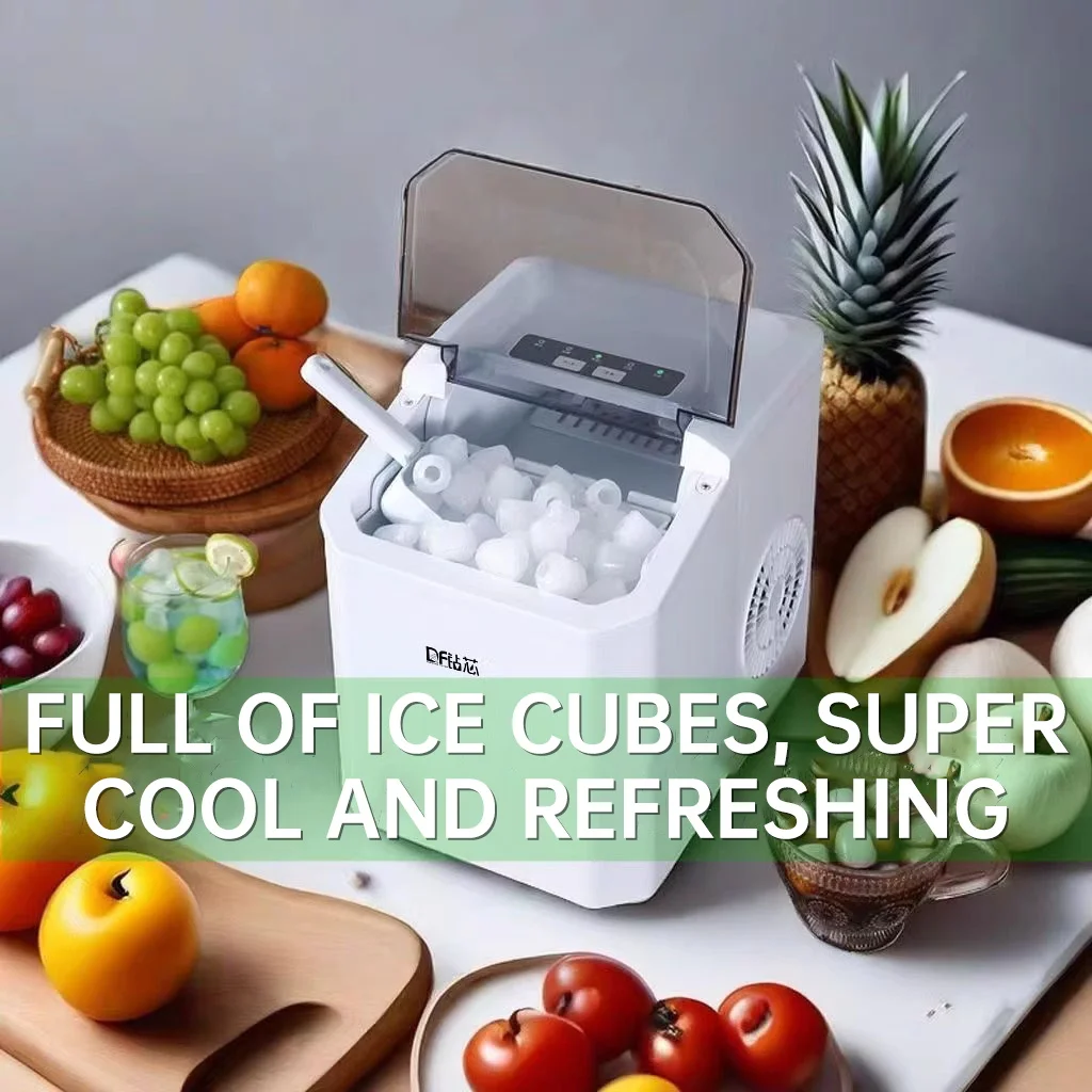 Picture 3: 15KG daily ice making capacity, fully automatic ice maker, small and low-power household dormitory
