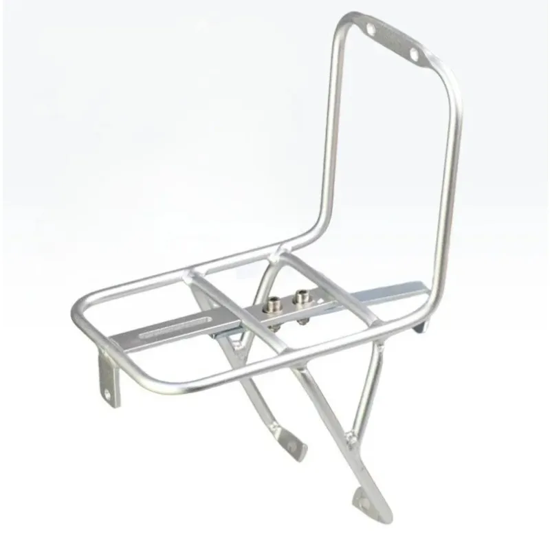 Folding Mountain Bike Front Rack Aluminum Alloy Sturdy Durable Load-bearing Capacity Bicycle Luggage Carrier Bicycle Accessories