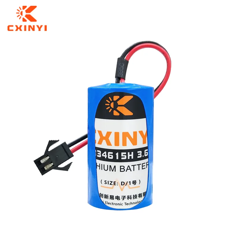 CXINYI ER34615H D Adicionar SM Plug 3.6V Medidor de vazão de bateria de lítio descartável Medidor de água IoT Dispositivo GPS Equipamento PLC Servo