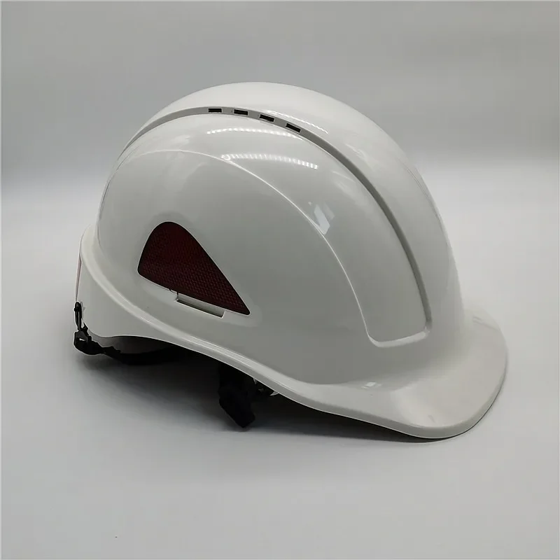 

ABS European Style Perforated and Blocked Helmet Reflective Safety Helmet American Standard TYPE II Certified Sturdy and Durable