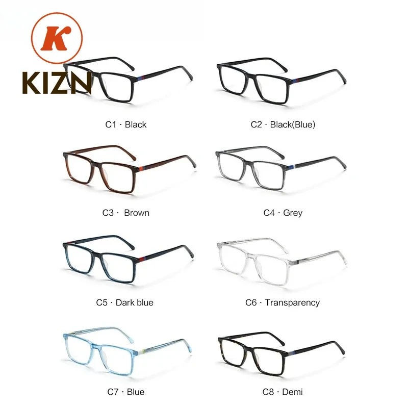 

Очки для чтения KIZN: модные ацетатные оправы для женщин и мужчин, корригирующие пресбиопию и близорукость