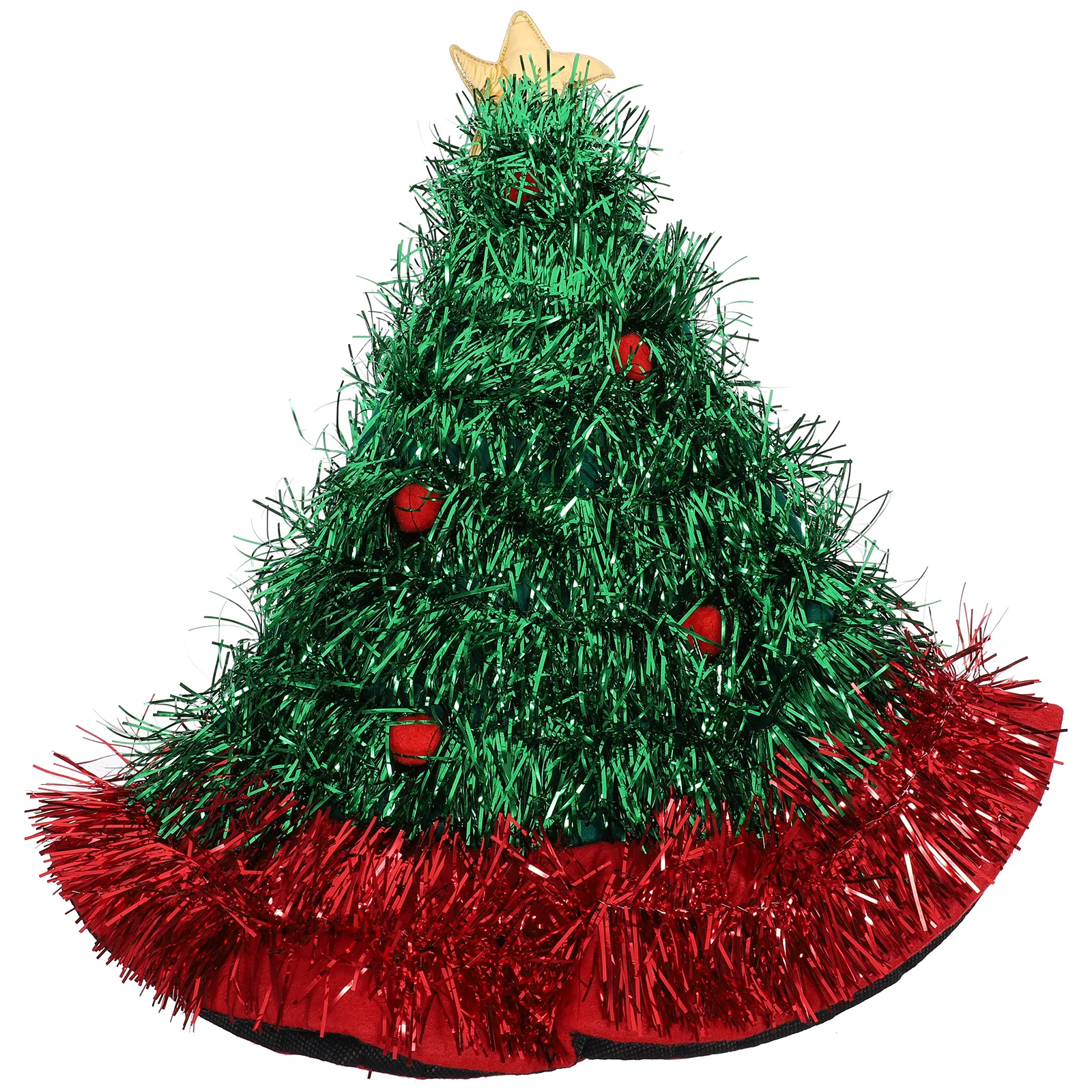 

Christmas Tree Hat Party Hats Metallic Line Xmas Decorations Headdress Costume Accessories Holiday Props Festive Gifts Christmas