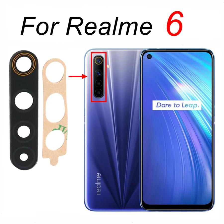 WAMY New Rear Camera Glass Lens Cover Replacement For Realme 8 Pro 5G 8i 7 7i 6 6i 6S 5 X2 XT C3 C21 RMX3085