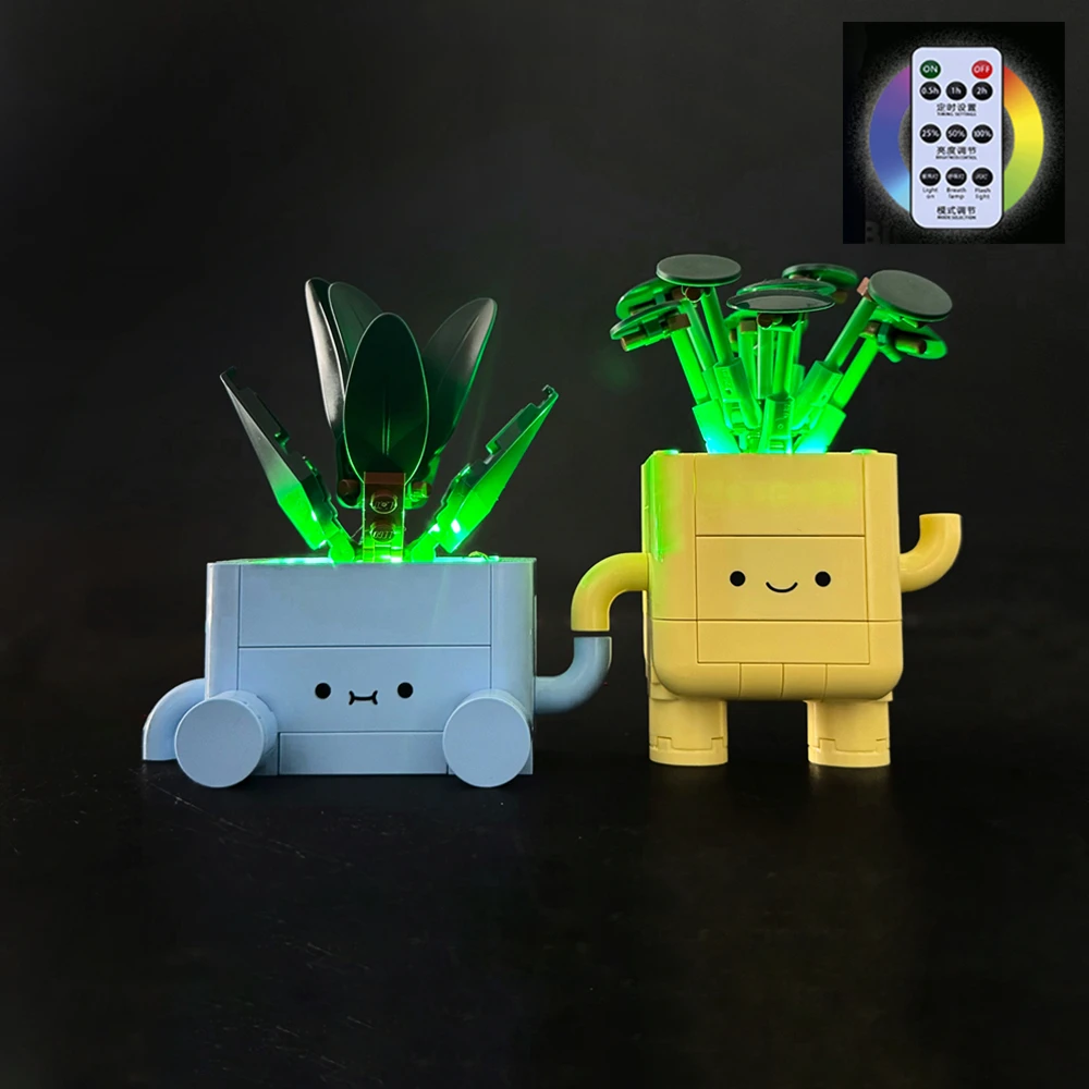 BYB LED-Beleuchtungsset für Lego 10349, Happy Plants, Bausteine, dekorative Lampe (Gebäude nicht im Lieferumfang enthalten)