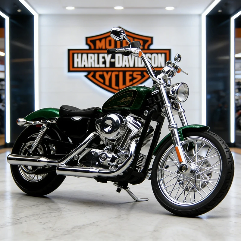 Maisto 1/12 Harley Davidson XL 1200V SEVENTY TWO 2013 Motorradmodell Spielzeugfahrzeug Sammlerstück Stoßdämpfer Offroad-Spielzeugauto