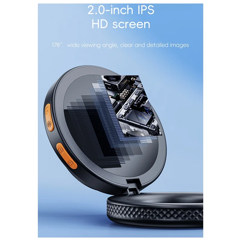 ABGE-цифровой микроскоп, ручной микроскоп, 2 мегапикселя с 8 светодиодами для электроники, монет, ювелирных изделий, ремонта часов